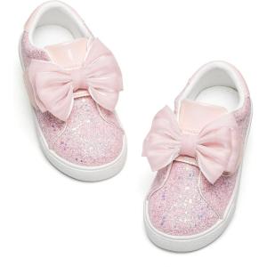 image:imageGINFIVE Toddler Girls Sneakers Little Girls Slip On Shoes Glitter Sneakers ToddlerGm14pink