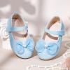 image:imageGINFIVE Toddler Girls Dress Shoes Mary Janes Ballerina Flats for Girls Shoes ToddlerGa06blue