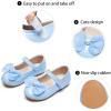 image:imageGINFIVE Toddler Girls Dress Shoes Mary Janes Ballerina Flats for Girls Shoes ToddlerGa06blue