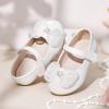 image:imageGINFIVE Toddler Girls Dress Shoes Mary Janes Ballerina Flats for Girls Shoes ToddlerGa06white