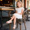 image:imageGINFIVE Toddler Girls Sandals Girls Toddler Sandals Little Girls Kids ShoesGg56white