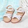 image:imageGINFIVE Toddler Girls Sandals Girls Toddler Sandals Little Girls Kids ShoesGg56white