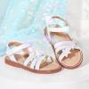 image:imageGINFIVE Toddler Girls Sandals Girls Toddler Sandals Little Girls Kids ShoesGg56white