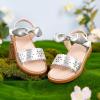 image:imageGINFIVE Toddler Girls Sandals Little Girls Kids Summer Shoes Toddler SandalsGf361silver