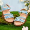 image:imageGINFIVE Toddler Girls Sandals Little Girls Kids Summer Shoes Toddler SandalsGn04light Blue