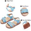 image:imageGINFIVE Toddler Girls Sandals Little Girls Kids Summer Shoes Toddler SandalsGn04light Blue