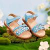 image:imageGINFIVE Toddler Girls Sandals Little Girls Kids Summer Shoes Toddler SandalsGn04light Blue