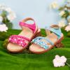 image:imageGINFIVE Toddler Girls Sandals Little Girls Kids Summer Shoes Toddler SandalsGn04rose Red