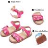 image:imageGINFIVE Toddler Girls Sandals Little Girls Kids Summer Shoes Toddler SandalsGn04rose Red