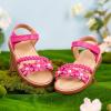 image:imageGINFIVE Toddler Girls Sandals Little Girls Kids Summer Shoes Toddler SandalsGn04rose Red