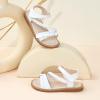 image:imageGINFIVE Toddler Girls Sandals Little Girls Kids Summer Shoes Toddler SandalsWhite Gf363