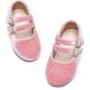 image:imageGINFIVE Toddler Girls Dress Shoes Mary Janes Ballerina Flats for Girls Shoes ToddlerGa05pink