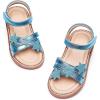 image:imageGINFIVE Toddler Girls Sandals Girls Toddler Sandals Little Girls Kids ShoesGg56blue