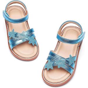 image:imageGINFIVE Toddler Girls Sandals Girls Toddler Sandals Little Girls Kids ShoesGg56blue