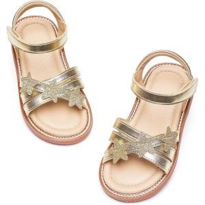image:imageGINFIVE Toddler Girls Sandals Girls Toddler Sandals Little Girls Kids ShoesGg56gold