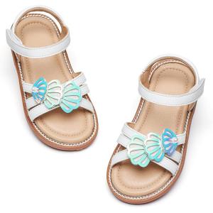 image:imageGINFIVE Toddler Girls Sandals Girls Toddler Sandals Little Girls Kids ShoesGg57white