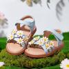 image:imageGINFIVE Toddler Girls Sandals Girls Toddler Sandals Little Girls Kids ShoesGg55blue