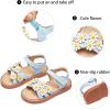 image:imageGINFIVE Toddler Girls Sandals Girls Toddler Sandals Little Girls Kids ShoesGg55blue