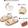 image:imageGINFIVE Toddler Girls Sandals Girls Toddler Sandals Little Girls Kids ShoesGg55white