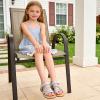 image:imageGINFIVE Toddler Girls Sandals Girls Toddler Sandals Little Girls Kids ShoesGg58blue