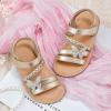image:imageGINFIVE Toddler Girls Sandals Girls Toddler Sandals Little Girls Kids ShoesGg58gold