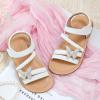 image:imageGINFIVE Toddler Girls Sandals Girls Toddler Sandals Little Girls Kids ShoesGg58white