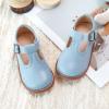 image:imageGINFIVE Toddler Little Girls Mary Janes Flats Girls Dress Shoes Kids ShoesGf07  Light Blue