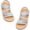 image:imageGINFIVE Toddler Girls Sandals Girls Toddler Sandals Little Girls Kids ShoesGg58blue