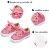 image:imageGINFIVE Toddler Girls Sneakers Little Girls Slip On Shoes Glitter Sneakers ToddlerGs06hot Pink