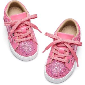 image:imageGINFIVE Toddler Girls Sneakers Little Girls Slip On Shoes Glitter Sneakers ToddlerGs06hot Pink