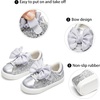 image:imageGINFIVE Toddler Girls Sneakers Little Girls Slip On Shoes Glitter Sneakers ToddlerGm15silver