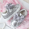 image:imageGINFIVE Toddler Girls Sneakers Little Girls Slip On Shoes Glitter Sneakers ToddlerGm15silver