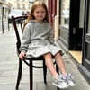 image:imageGINFIVE Toddler Girls Sneakers Little Girls Slip On Shoes Glitter Sneakers ToddlerGm15silver