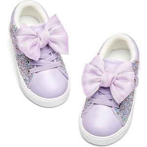 image:imageGINFIVE Toddler Girls Sneakers Little Girls Slip On Shoes Glitter Sneakers ToddlerGm15purple