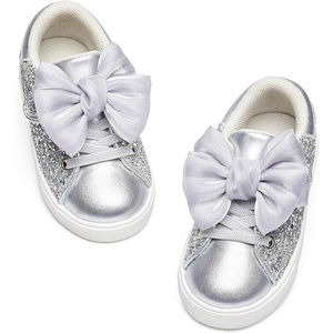 image:imageGINFIVE Toddler Girls Sneakers Little Girls Slip On Shoes Glitter Sneakers ToddlerGm15silver