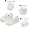 image:imageGINFIVE Toddler Girls Sneakers Little Girls Slip On Shoes School Sneakers ToddlerGm12white